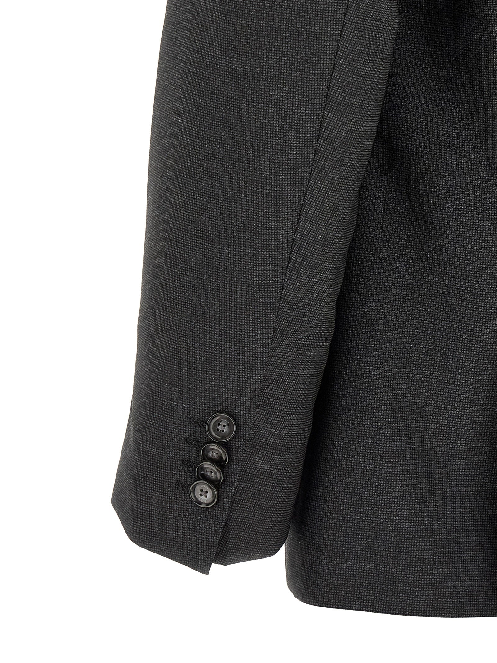 Gray Virgin Wool Two-Piece Suit