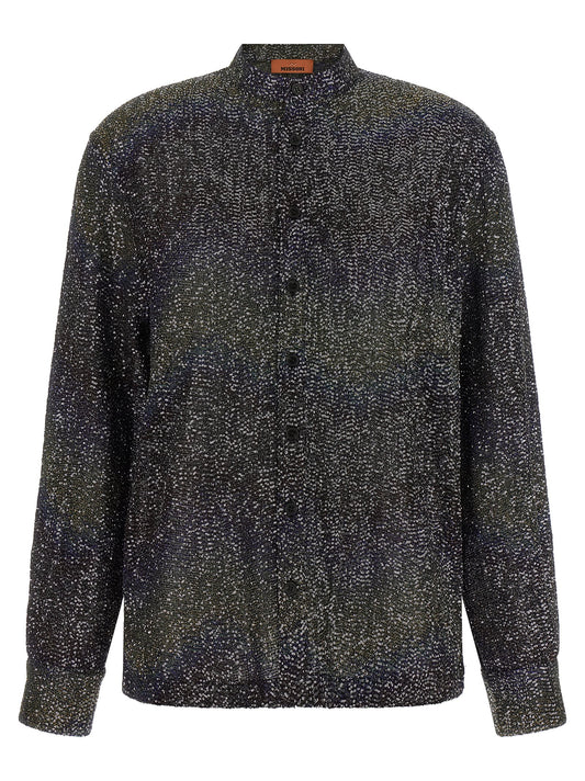 Multicolor Polyamide Cardigan