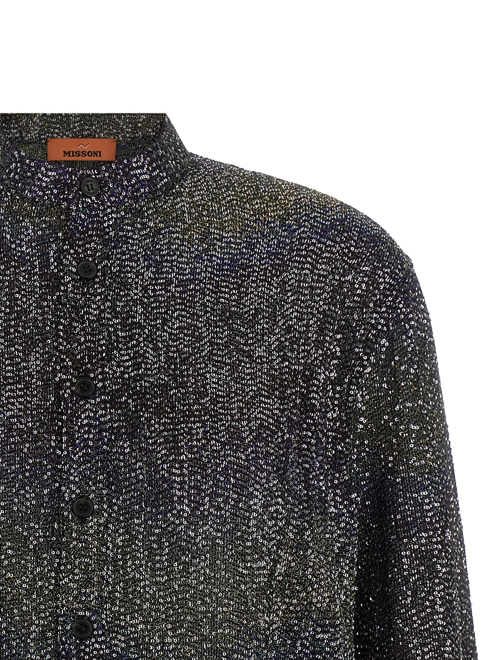 Multicolor Polyamide Cardigan