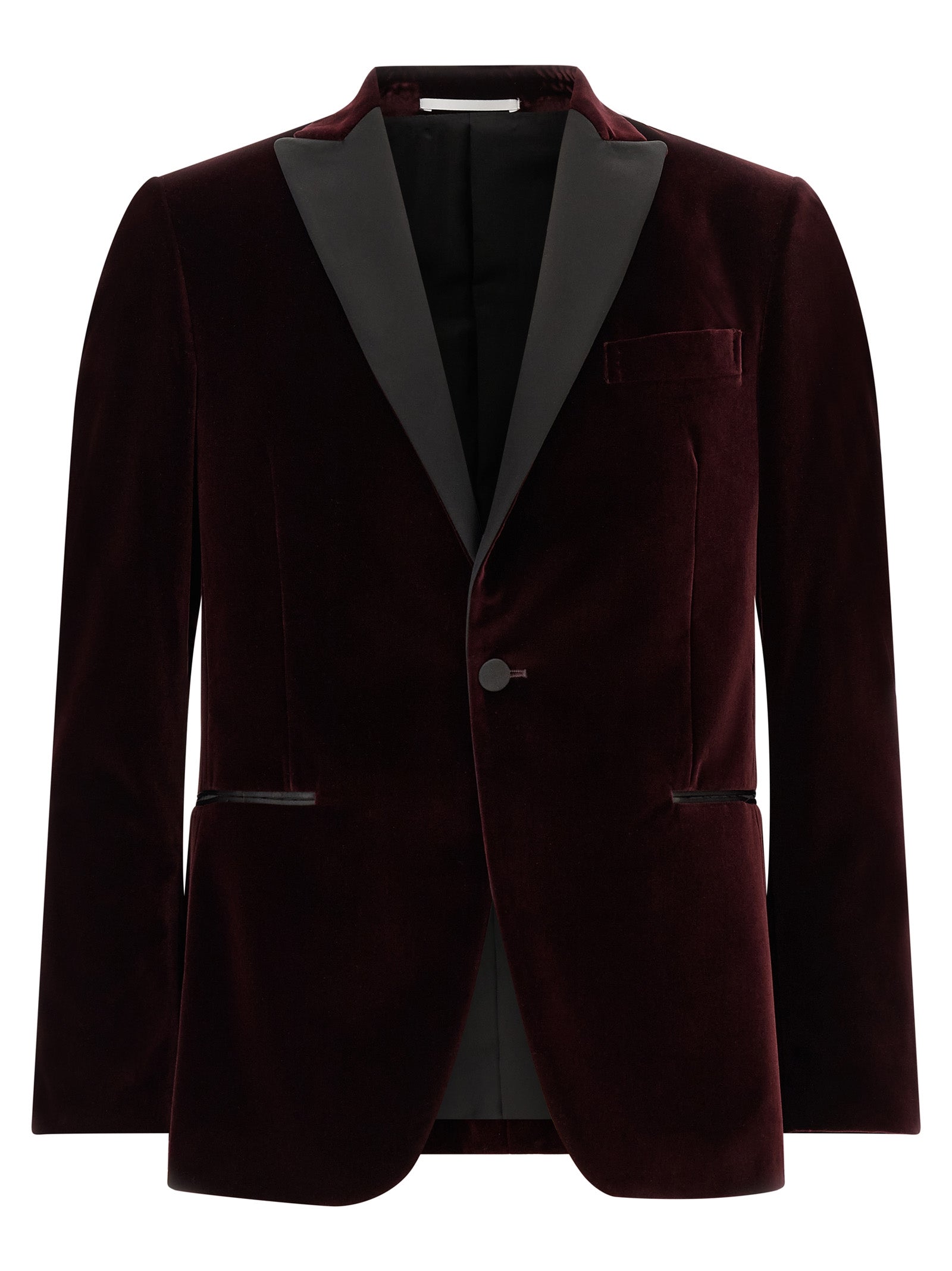Bordeaux Cotton Blazer