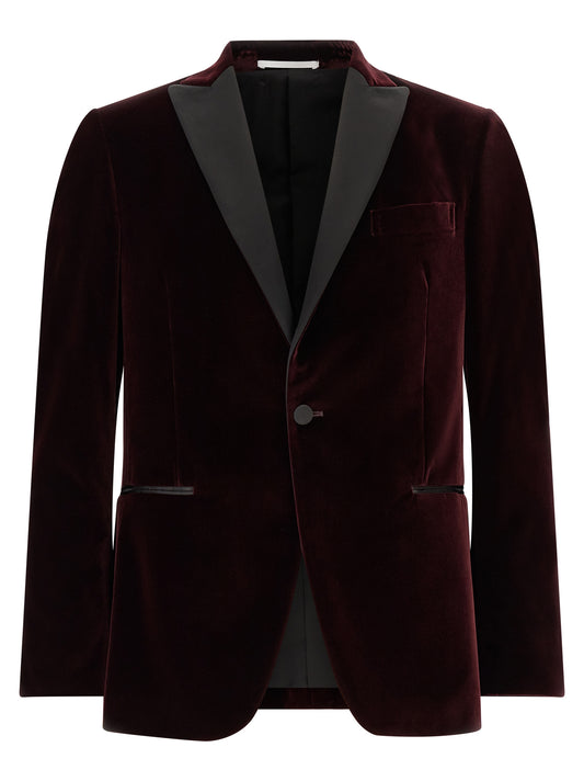Bordeaux Cotton Blazer