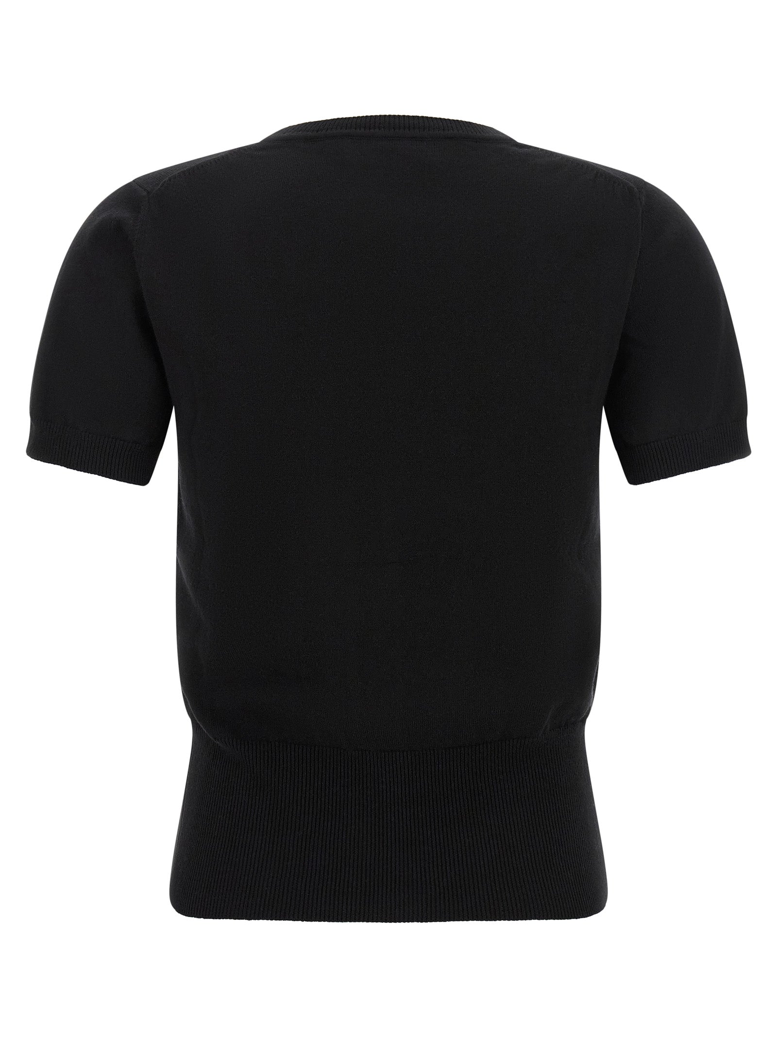 Black Cotton Cardigan