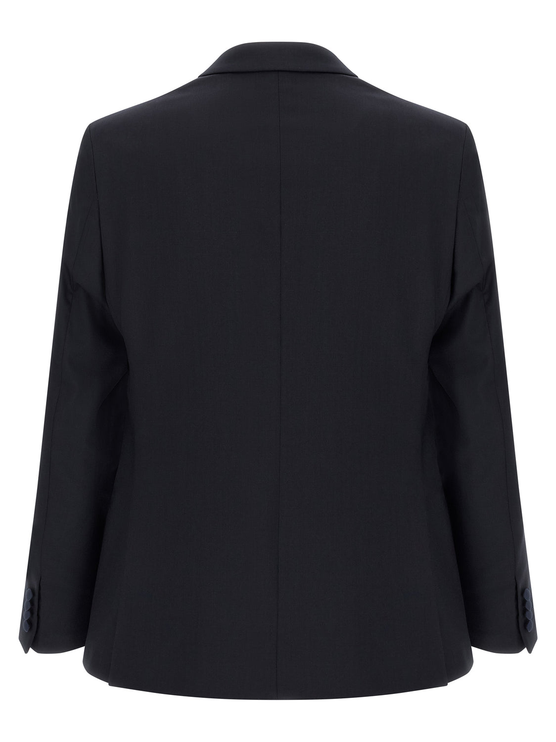 Black Wool Two-Piece Suit