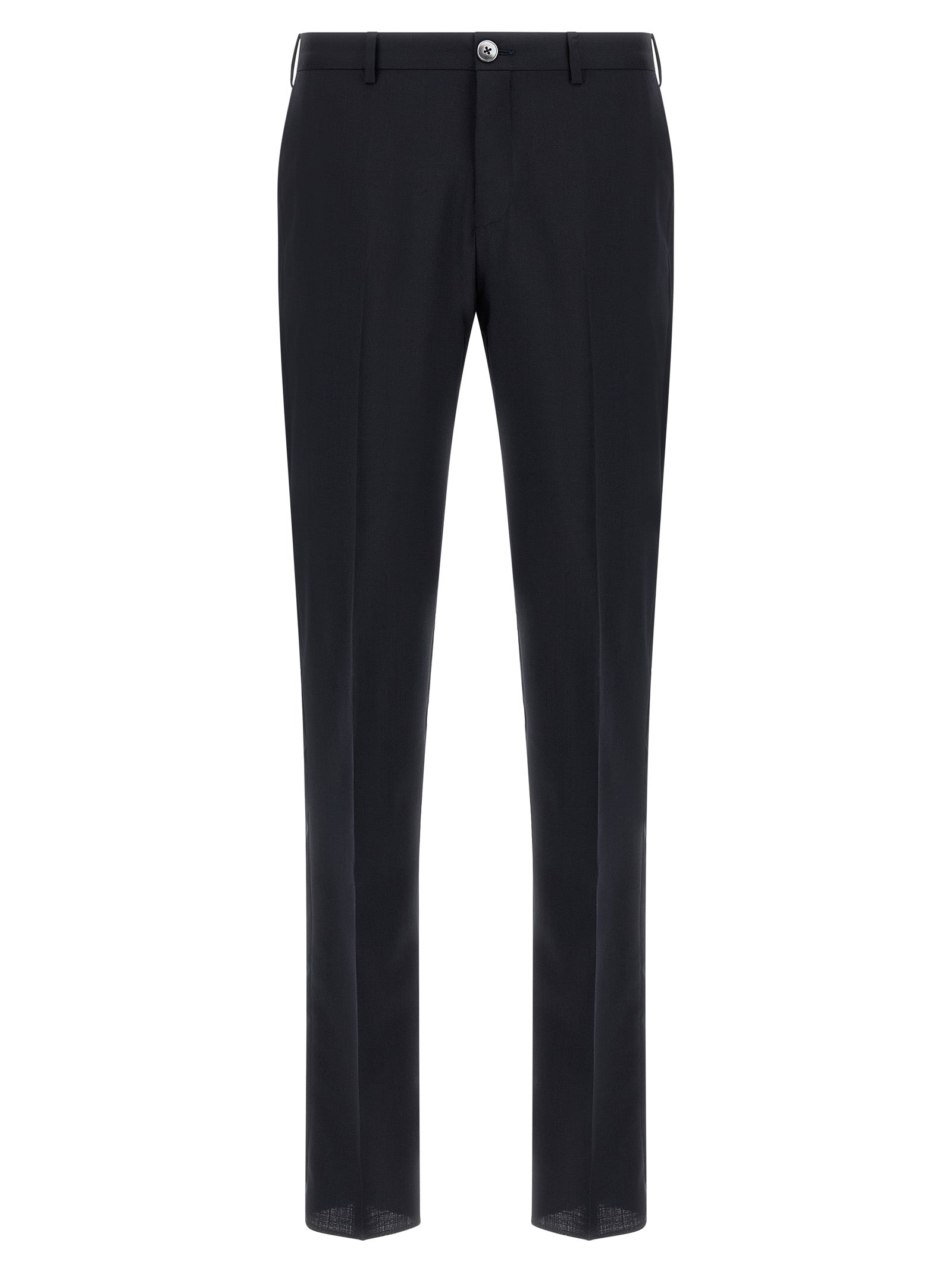 Black Wool Two-Piece Suit