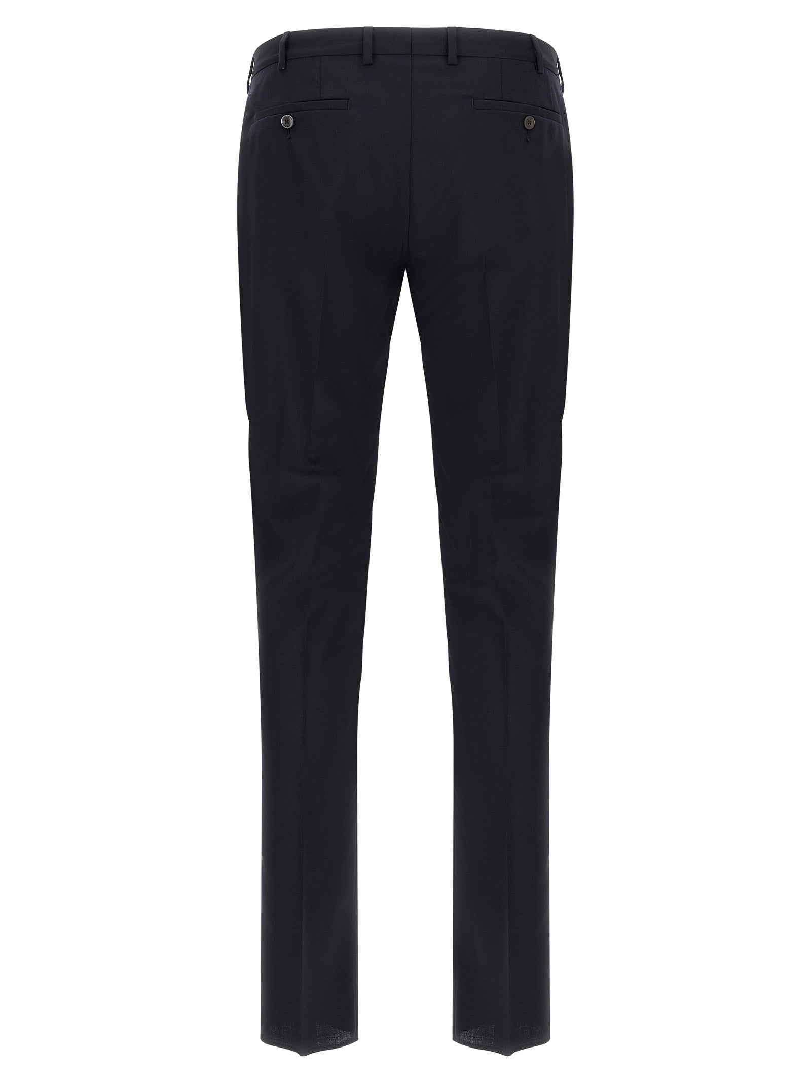 Black Wool Two-Piece Suit