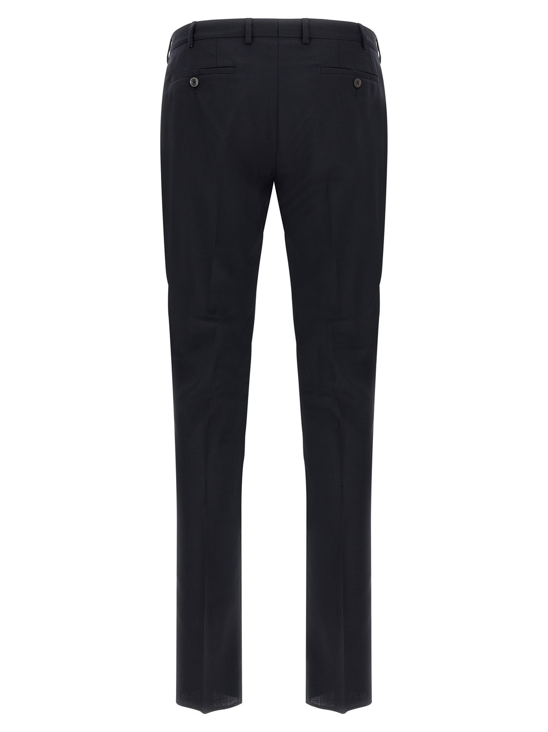 Black Wool Two-Piece Suit