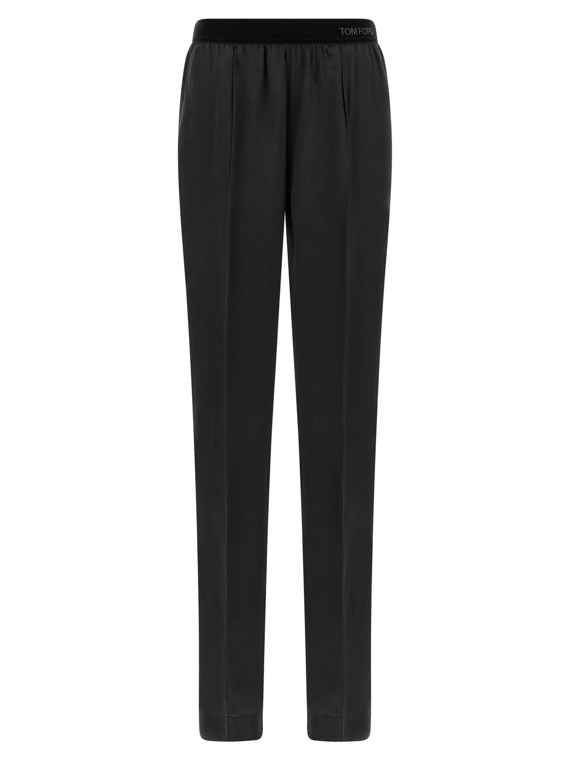 Black Silk Bottoms Sleepwear