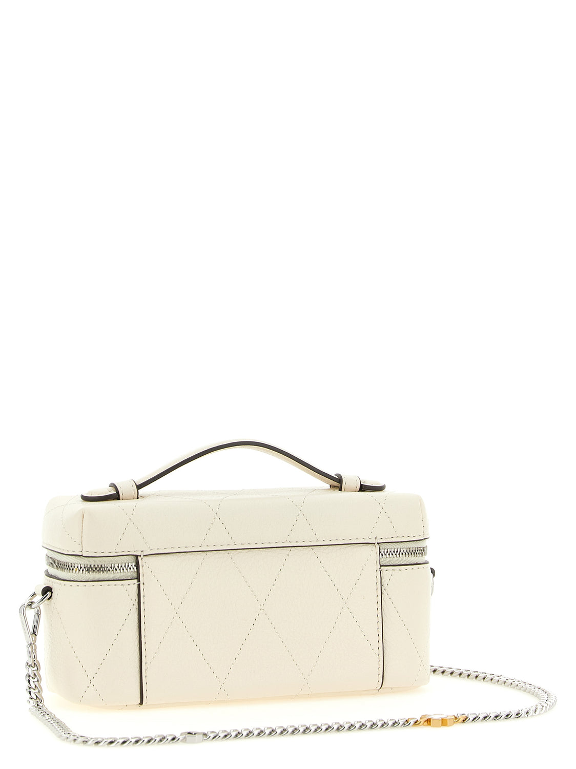 White Cowhide Crossbody Bag