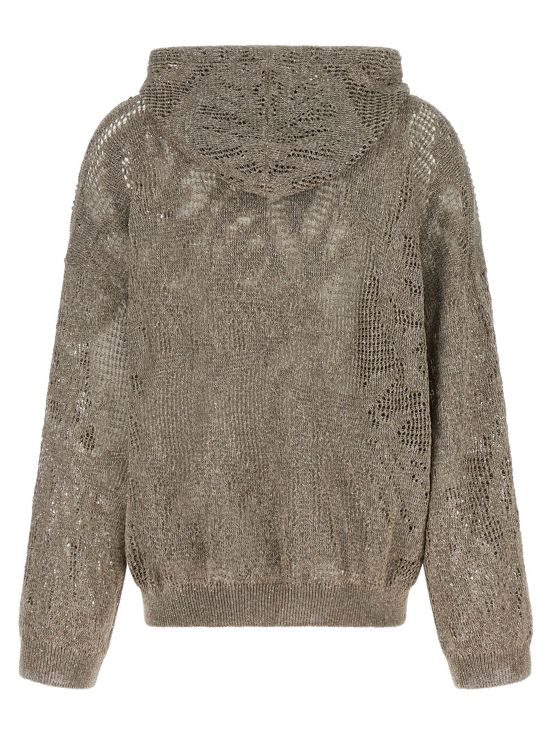Brown Linen Cardigan