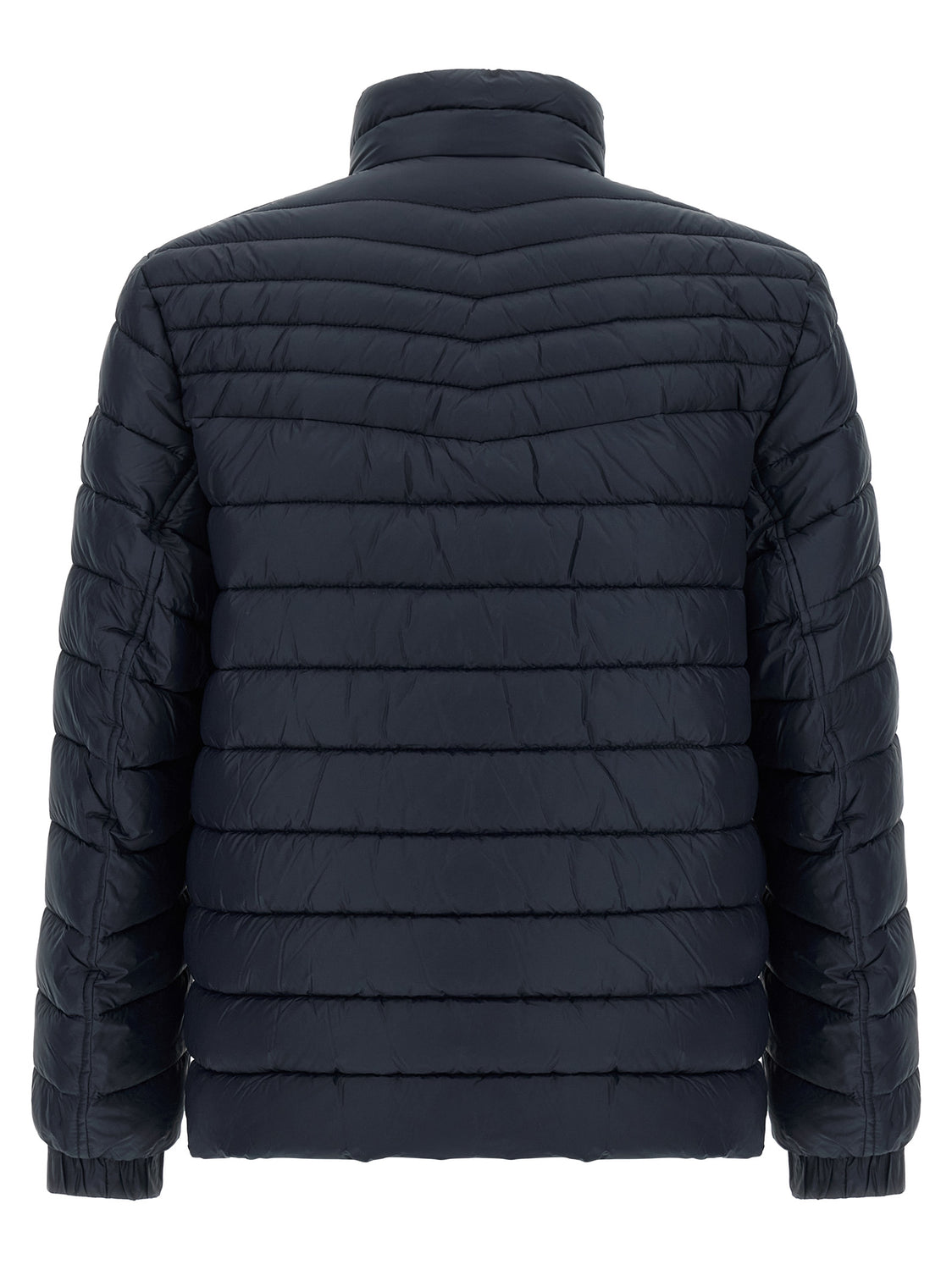 Blue Polyamide Full-Length Jacket