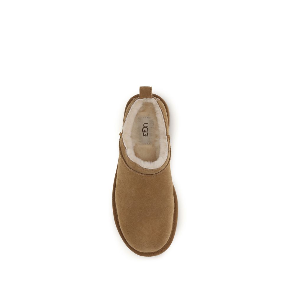 Brown Suede Leather Mules
