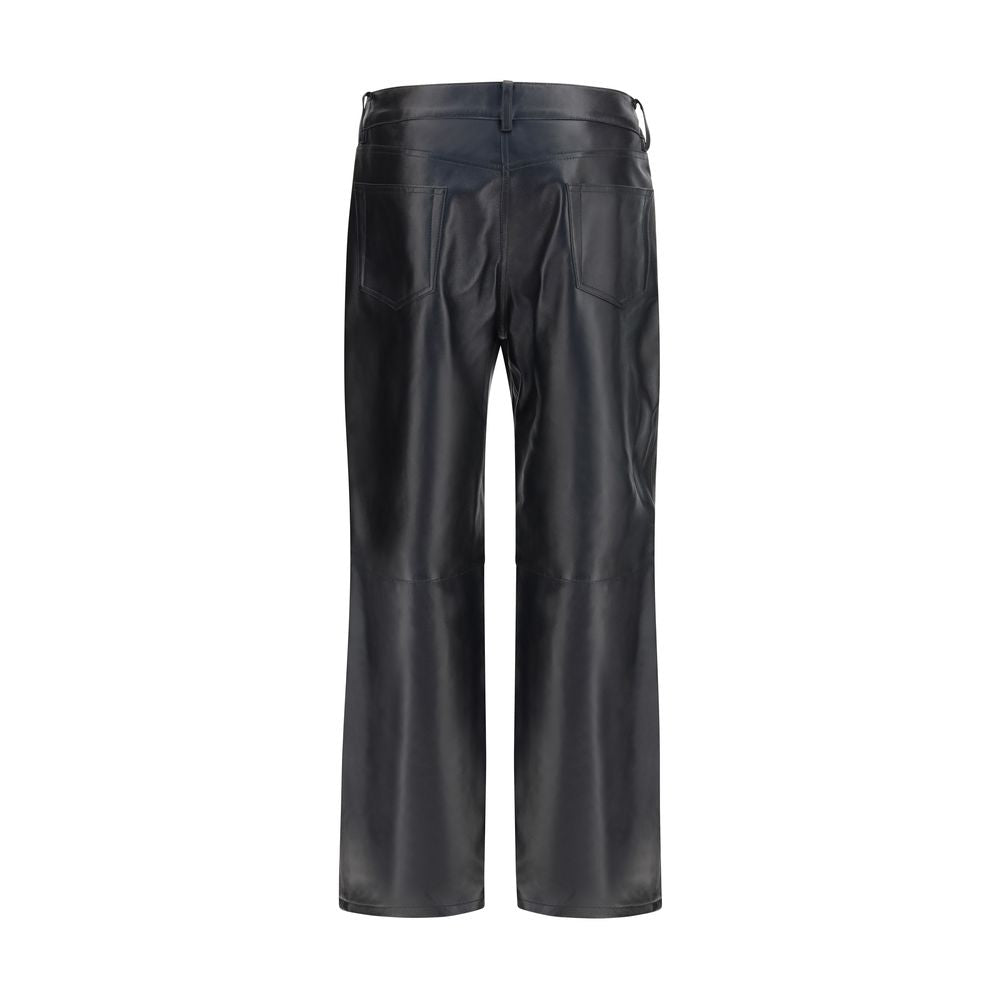 Black Leather Pants