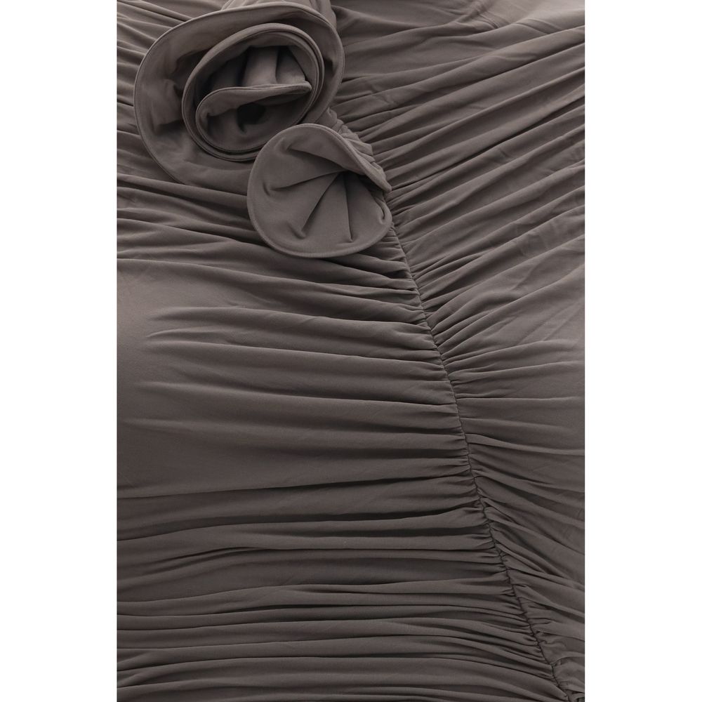 Gray Copper Cocktail Dress
