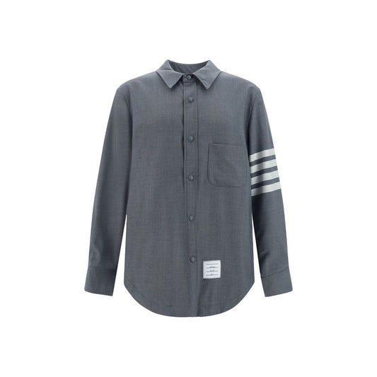Gray Wool Oves Aries Dress Shirt