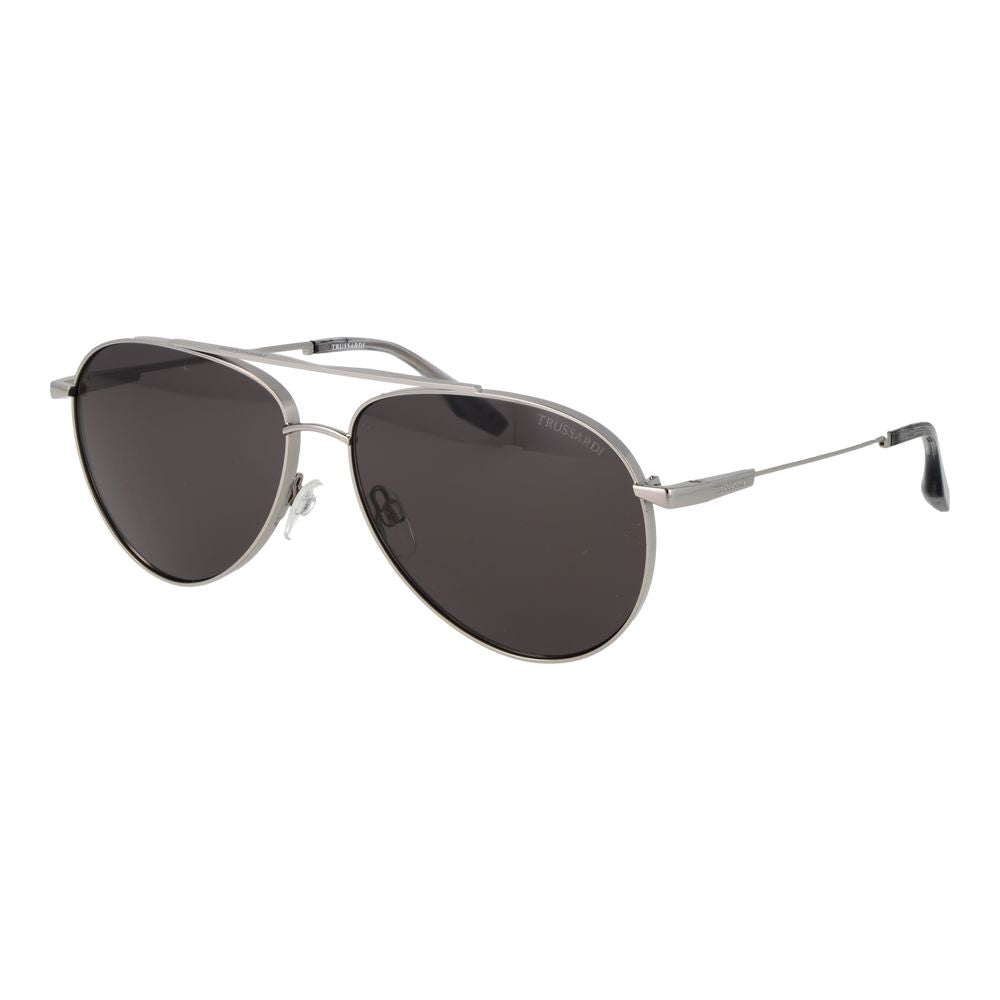 Silver Stainless Steel Sunglasses
