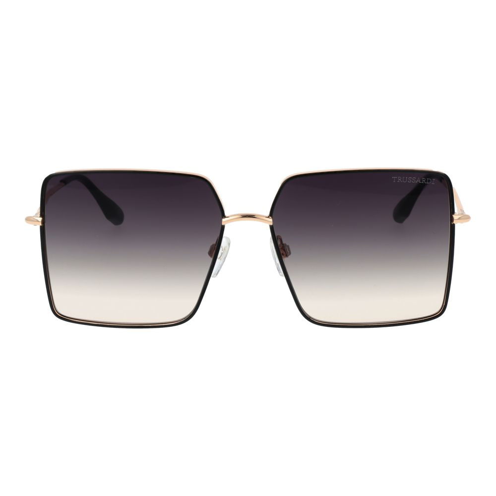 Black Stainless Steel Sunglasses