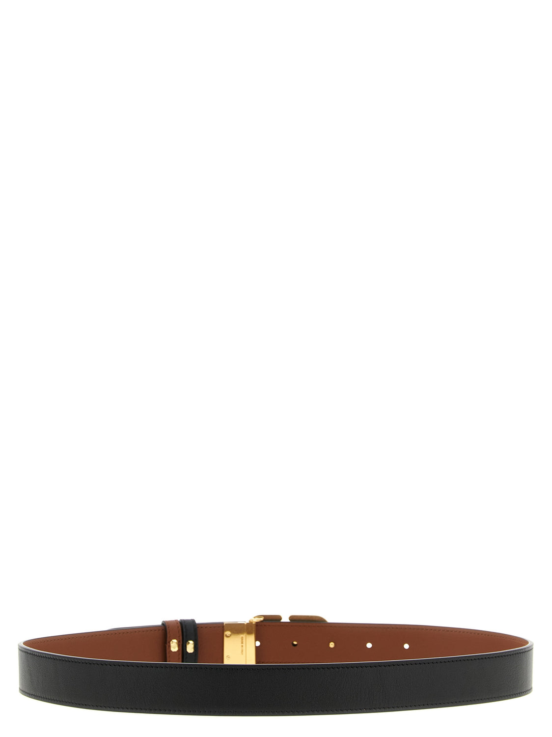 Black Calfskin Regular Belt