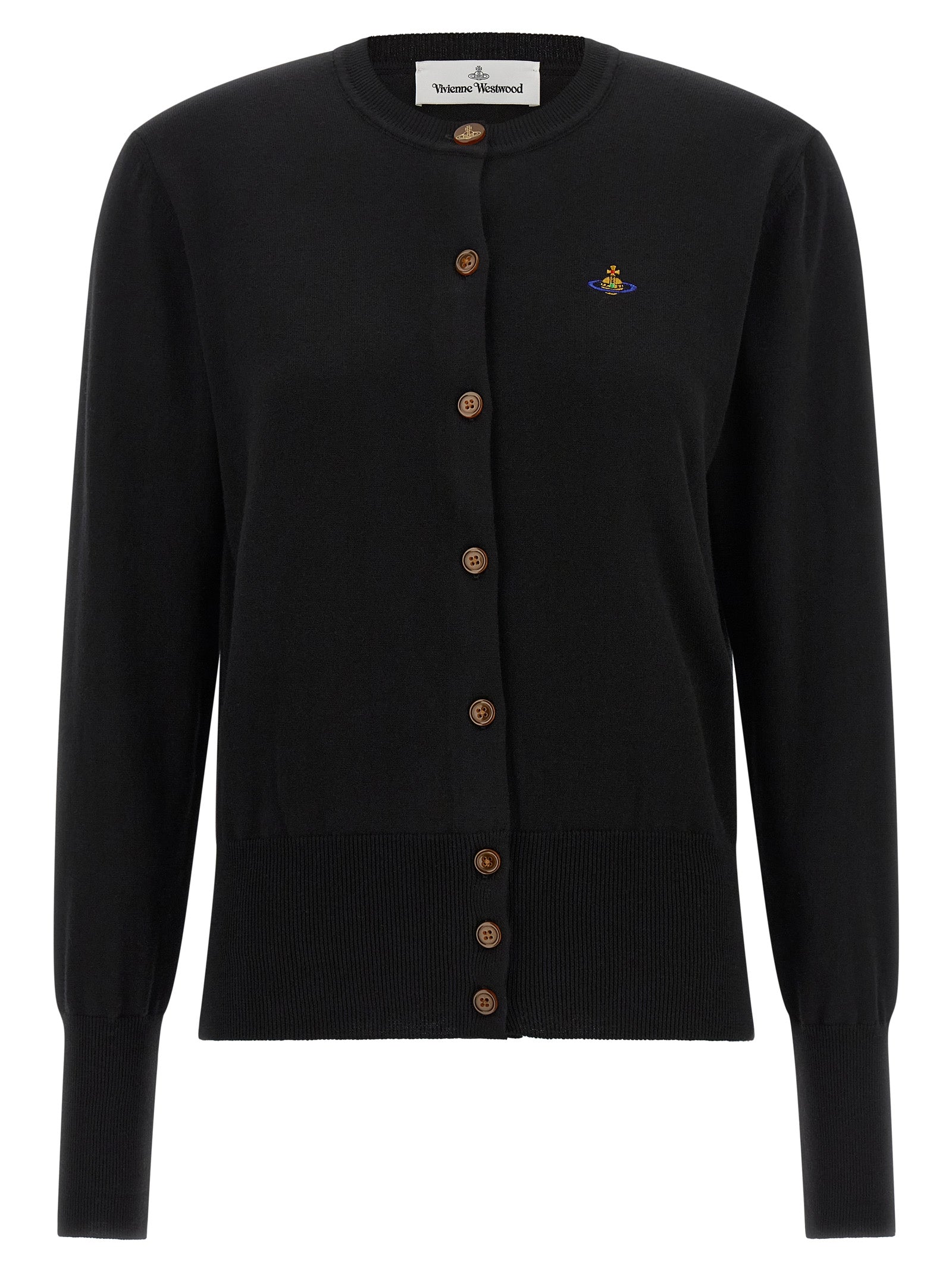 Black Cotton Cardigan