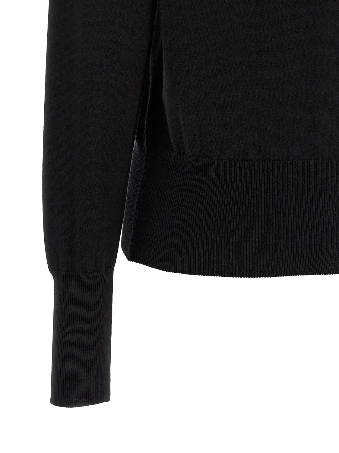 Black Cotton Cardigan