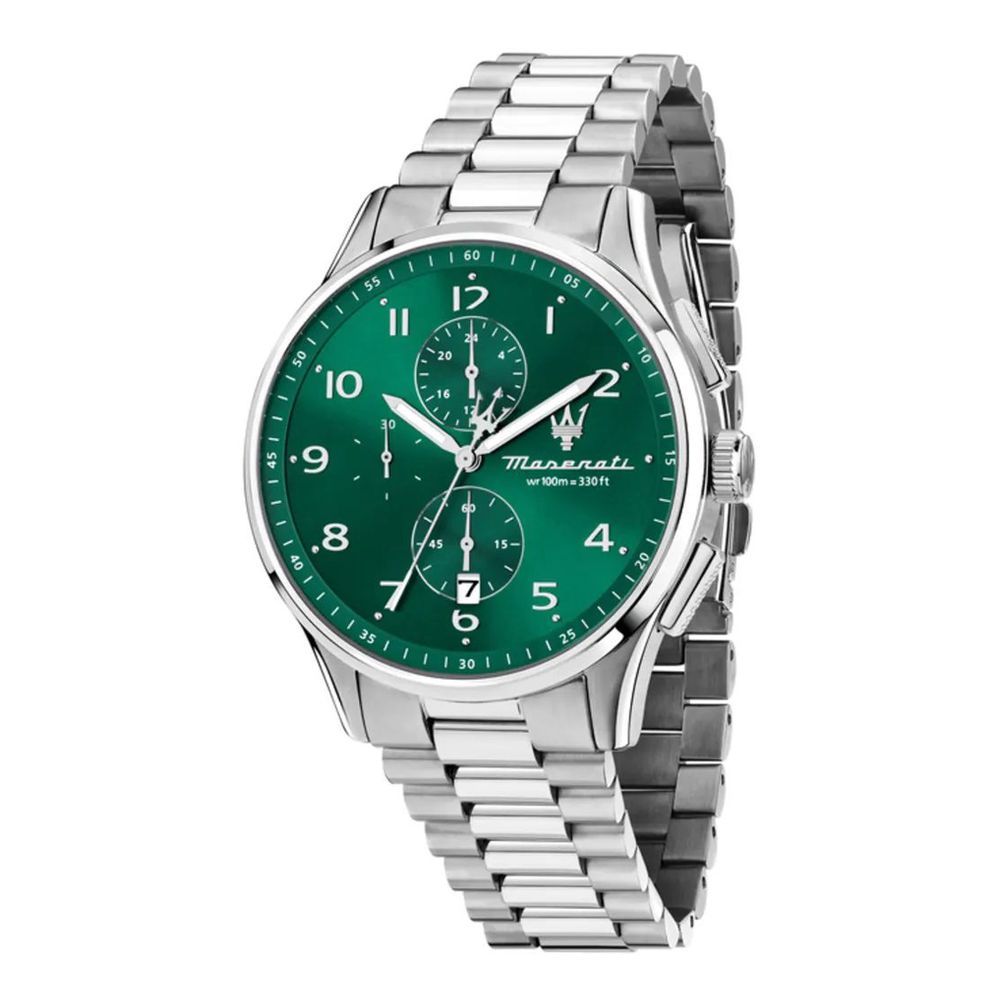 Gray Stainless Steel Dress Watch