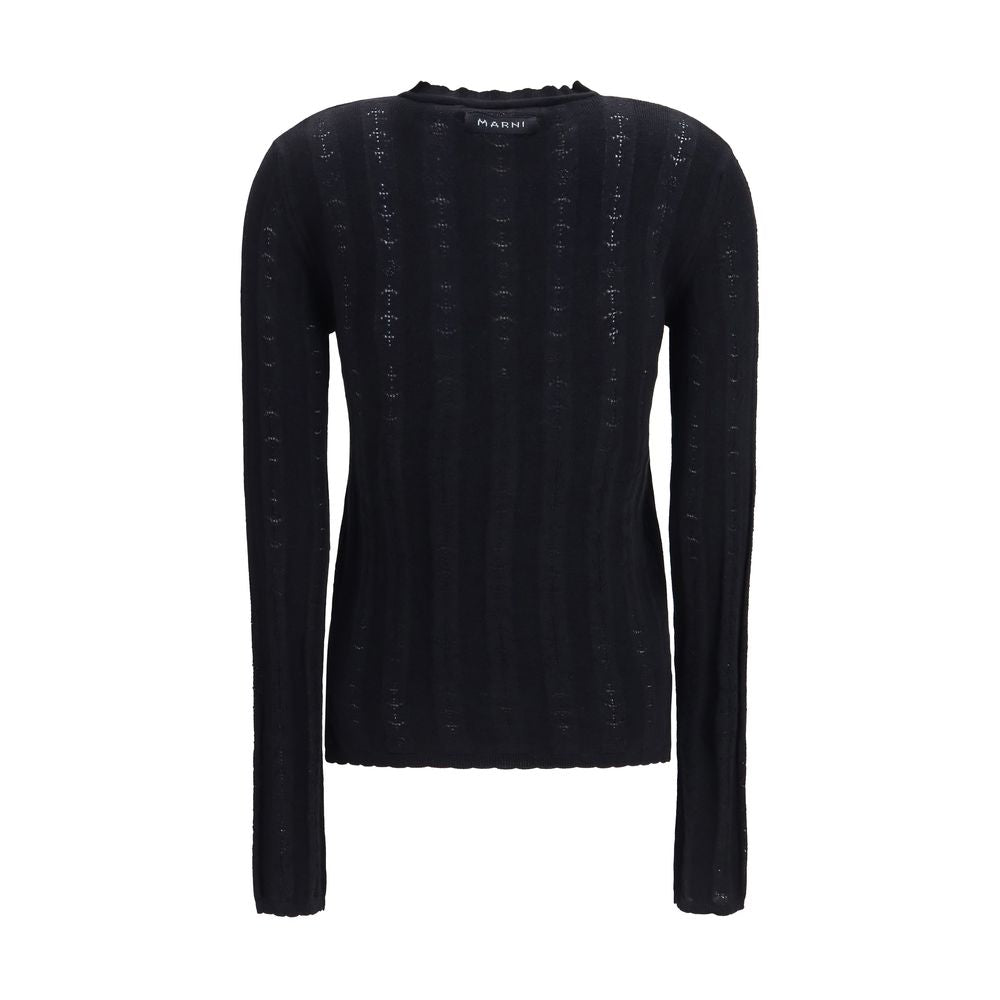 Black Wool Oves Aries Cardigan