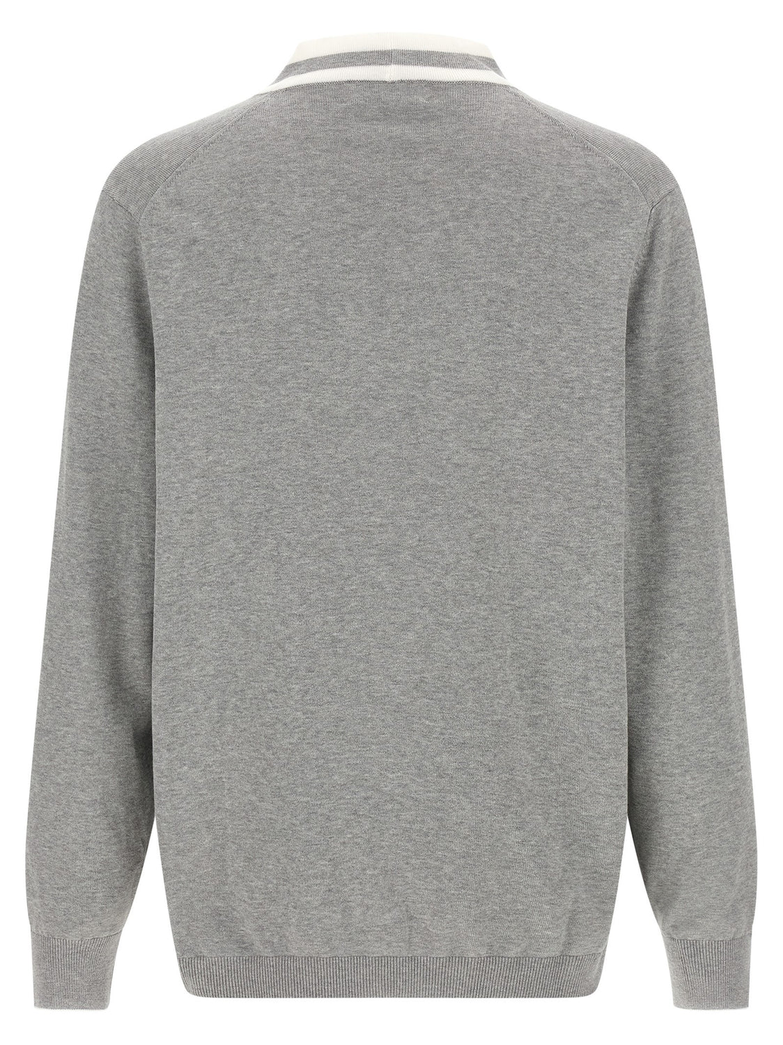 Gray Cotton Cardigan