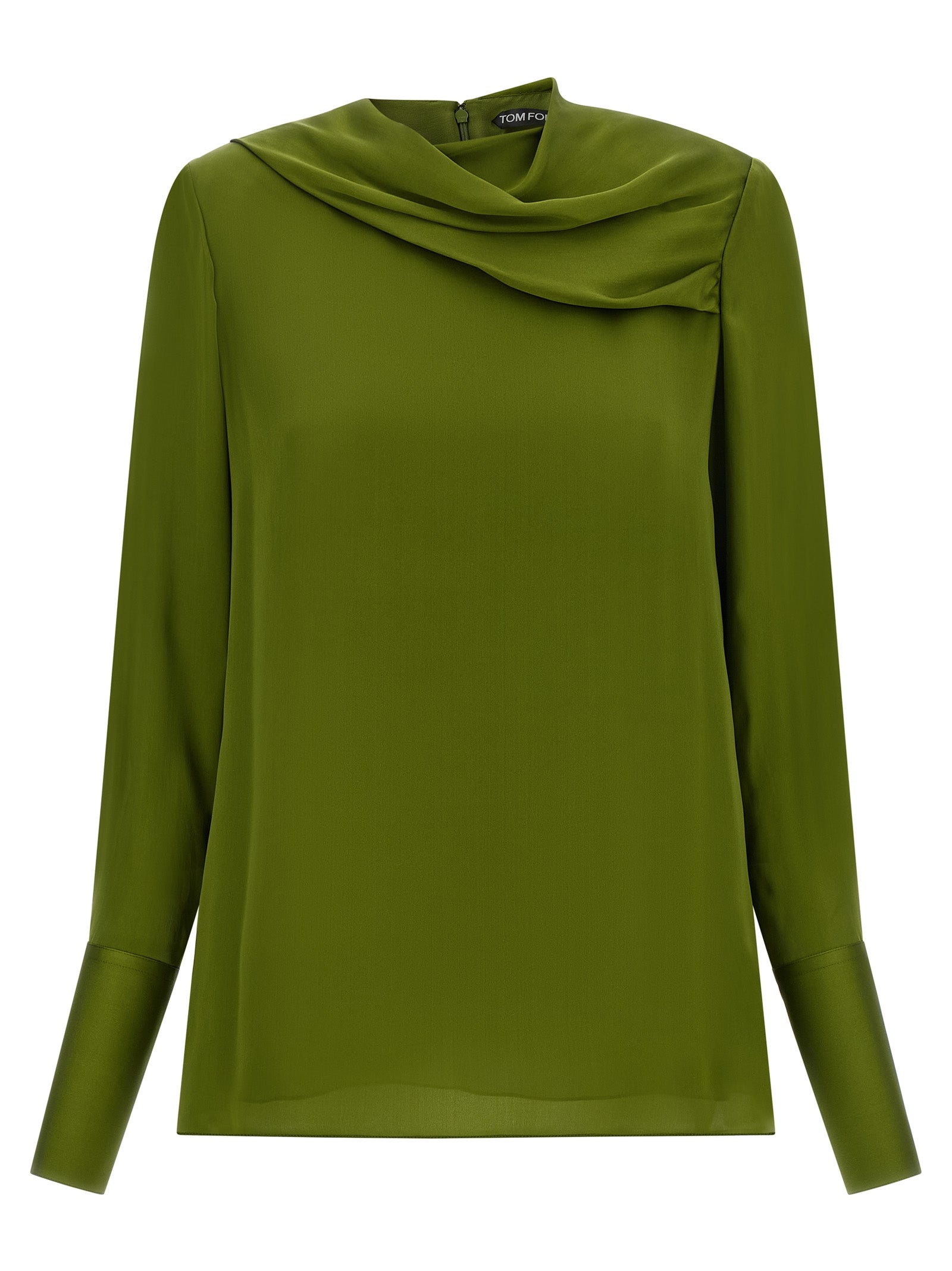 Bicolor Silk Blouse