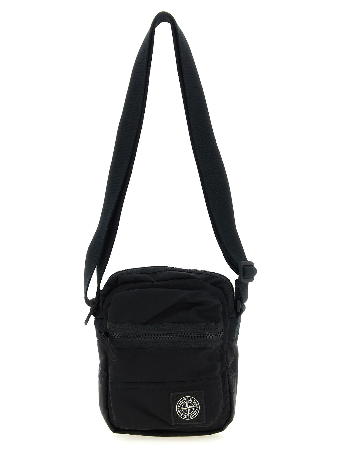 Black Polyamide Crossbody Bag