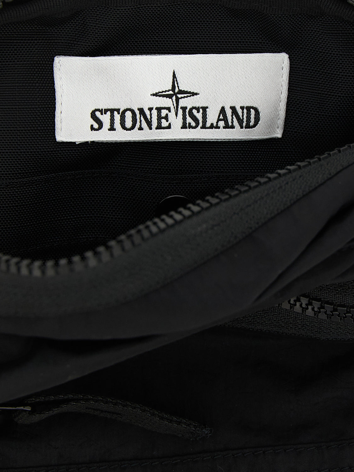 Black Polyamide Crossbody Bag