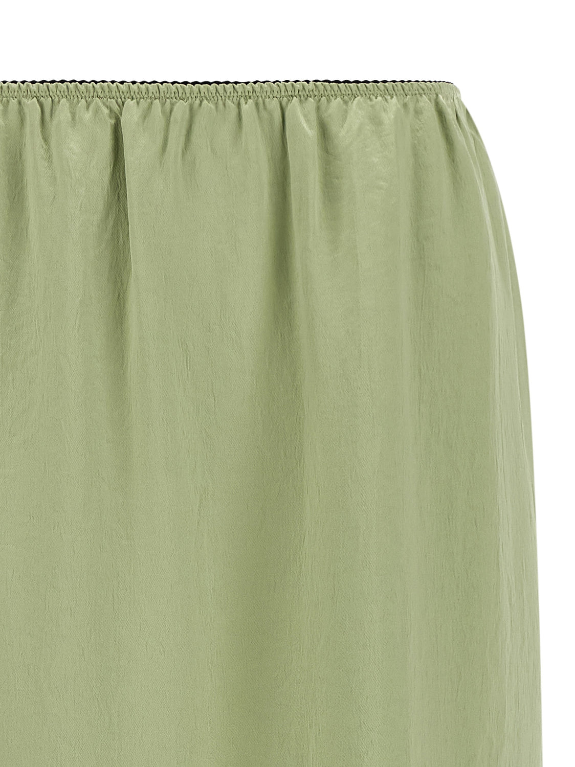 Bicolor Marabou Midi Skirt