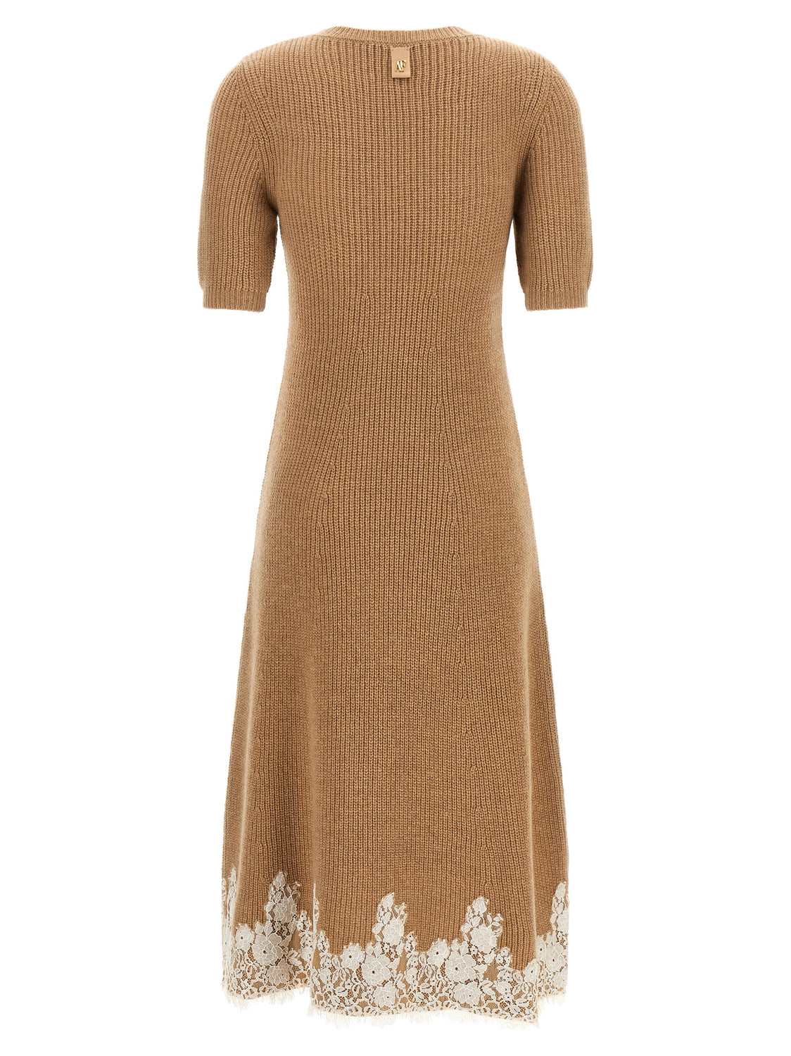 Brown Cashmere Midi Dress