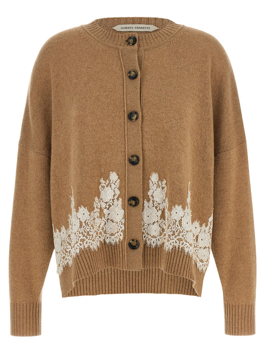 Brown Cashmere Cardigan