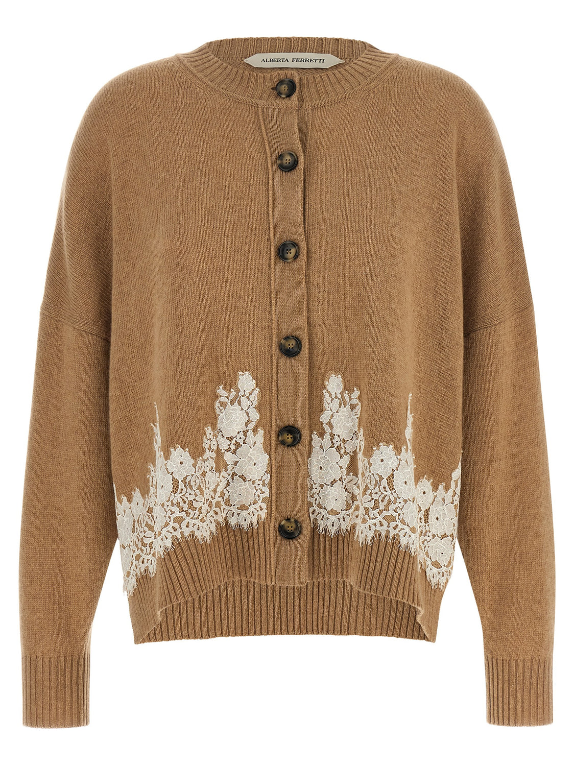 Brown Cashmere Cardigan
