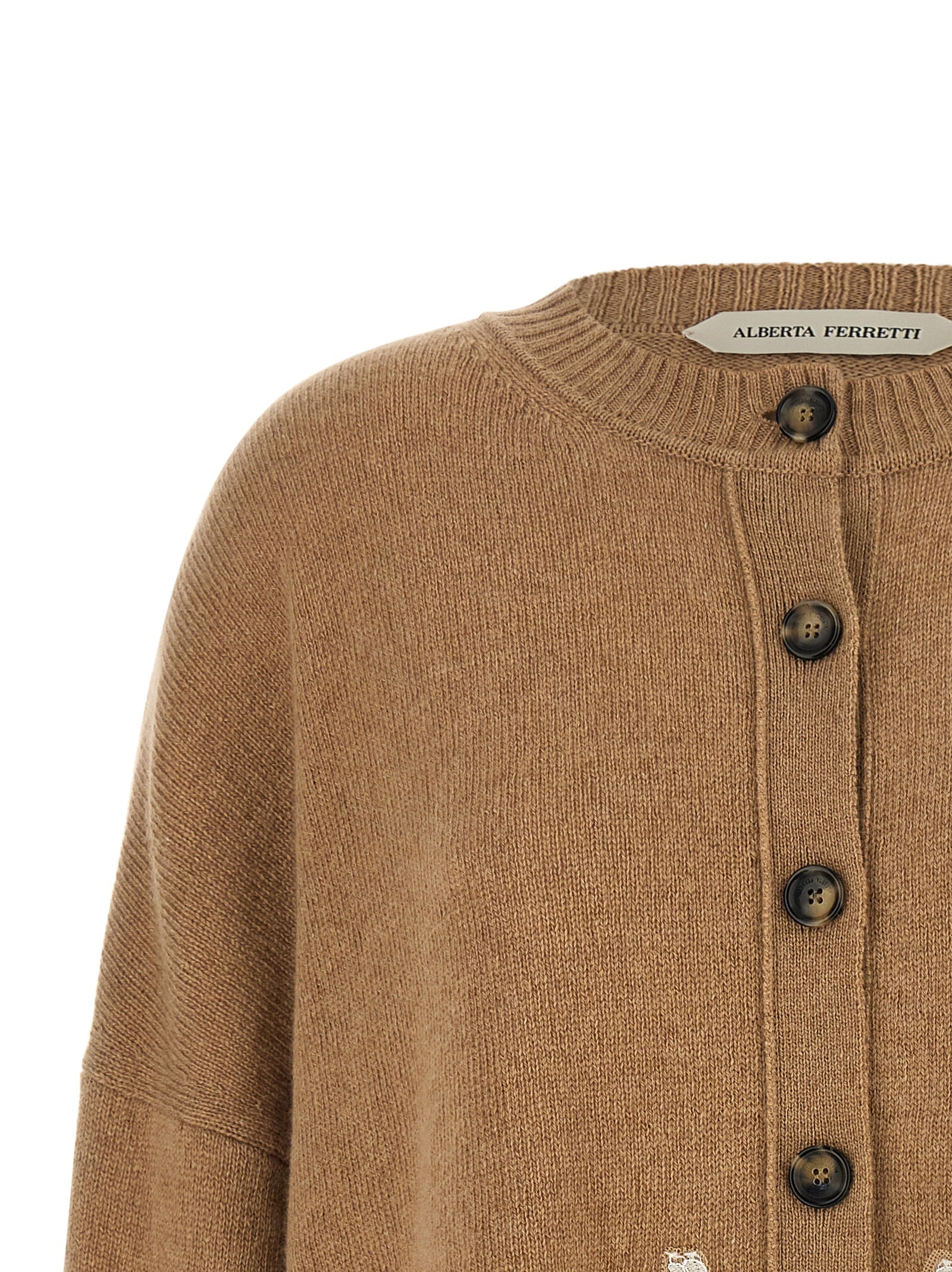 Brown Cashmere Cardigan