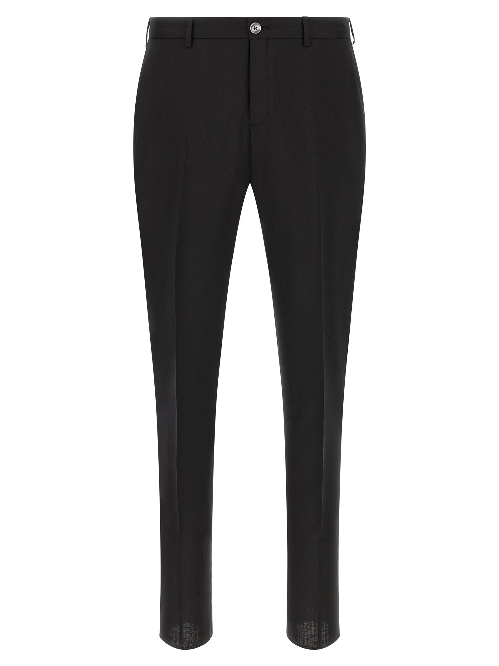 Black Wool Two-Piece Suit
