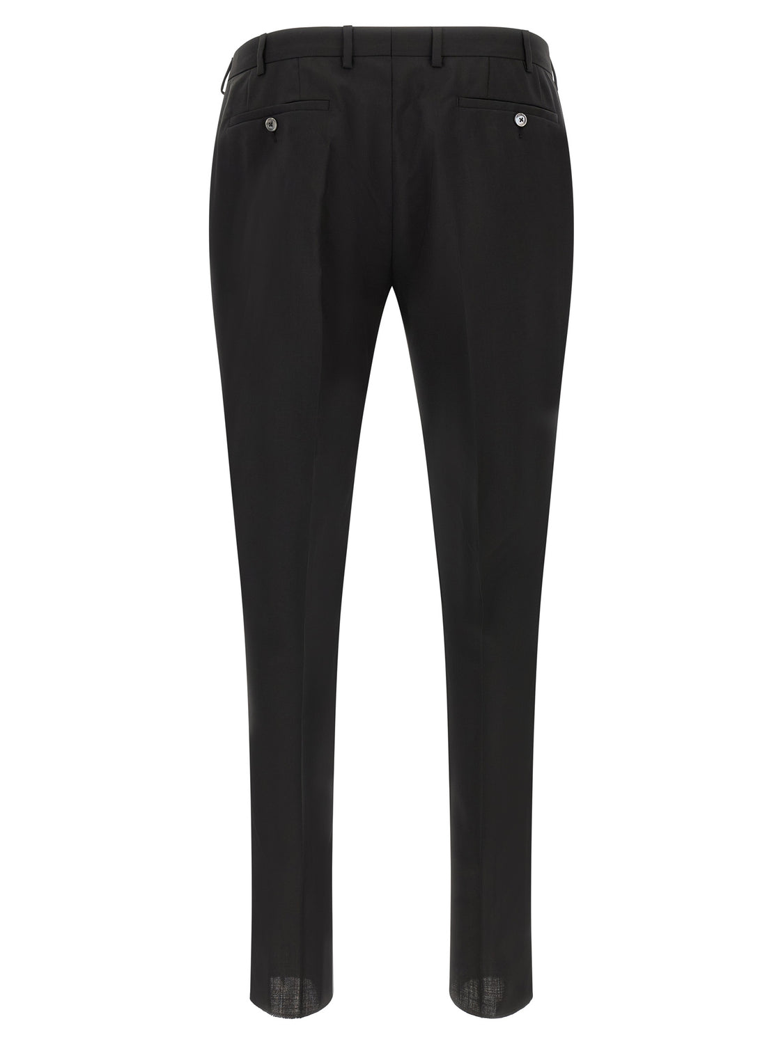 Black Wool Two-Piece Suit