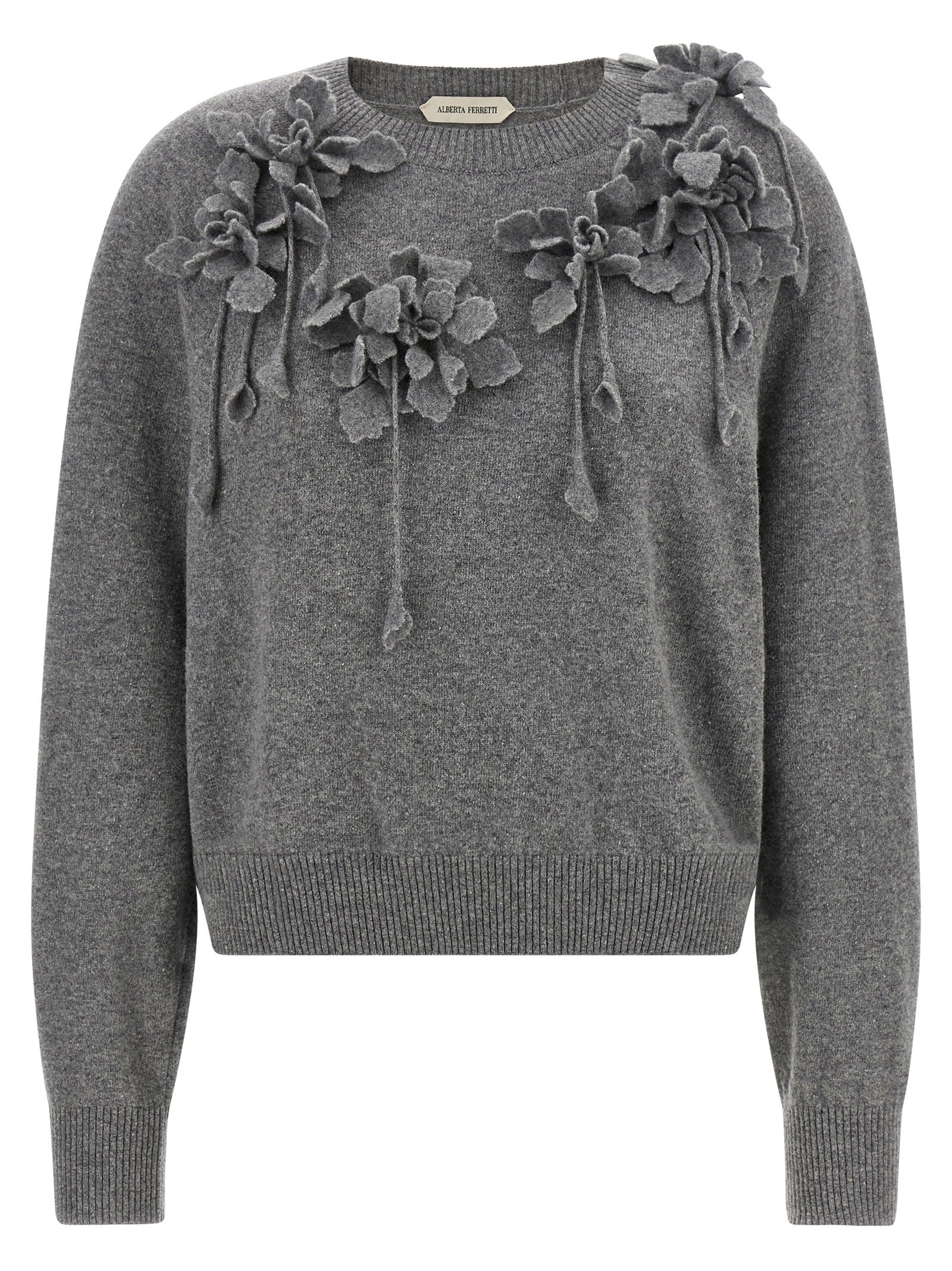 Gray Virgin Wool Cardigan