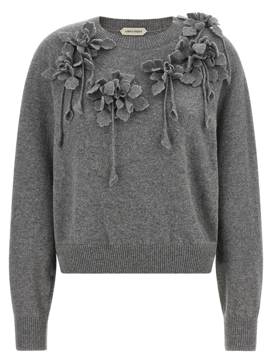 Gray Virgin Wool Cardigan