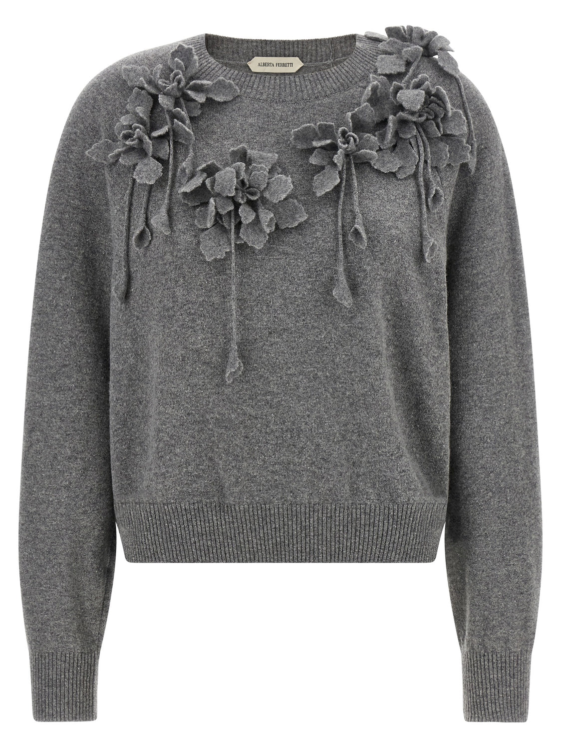 Gray Virgin Wool Cardigan