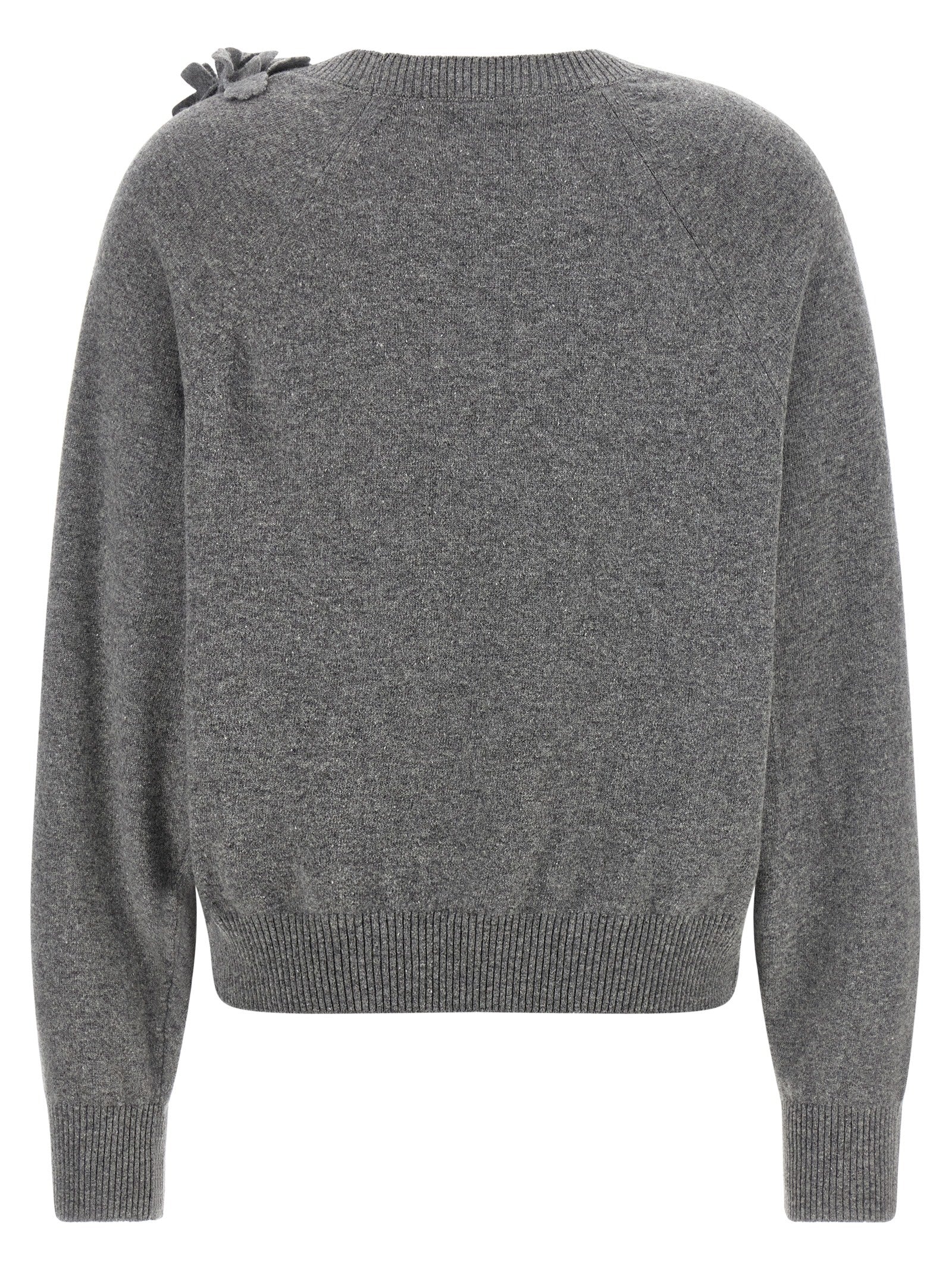 Gray Virgin Wool Cardigan