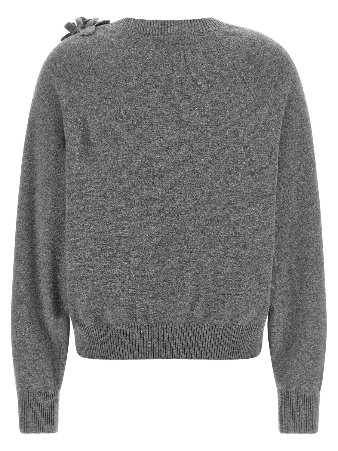 Gray Virgin Wool Cardigan