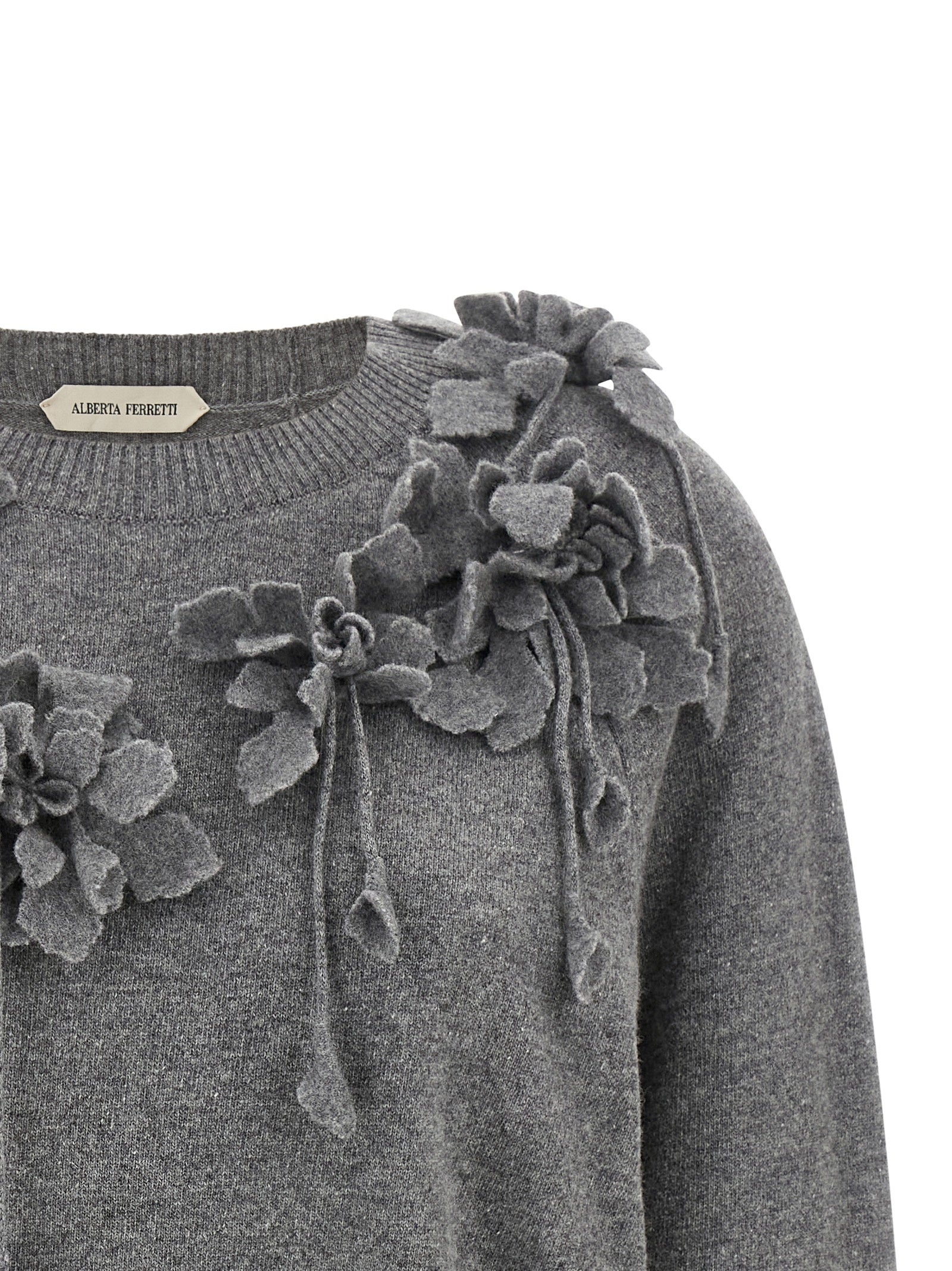 Gray Virgin Wool Cardigan
