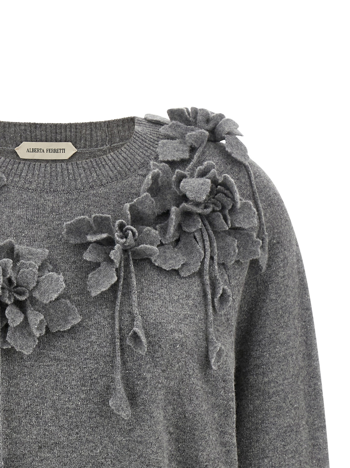 Gray Virgin Wool Cardigan