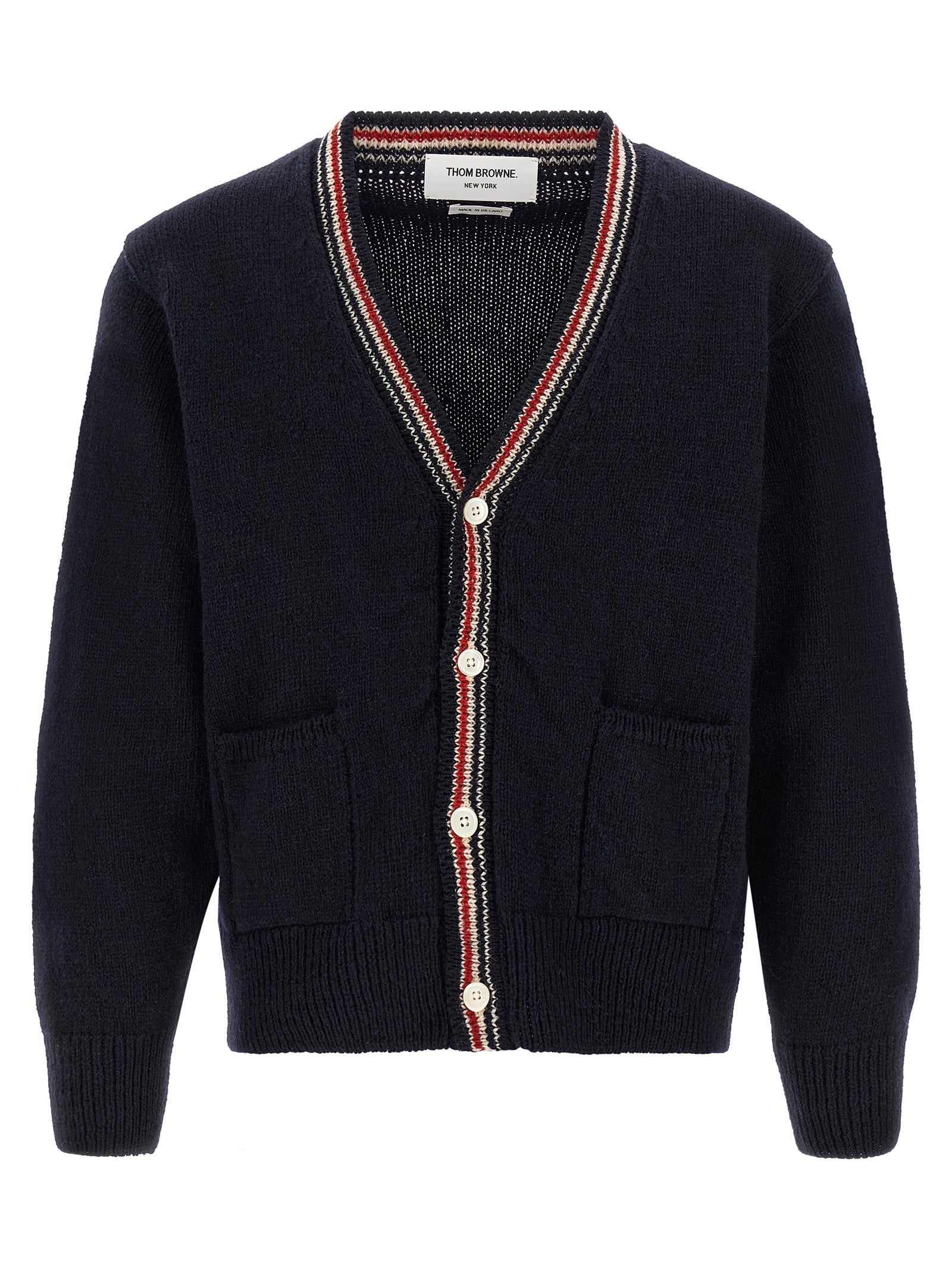 Blue Wool Cardigan