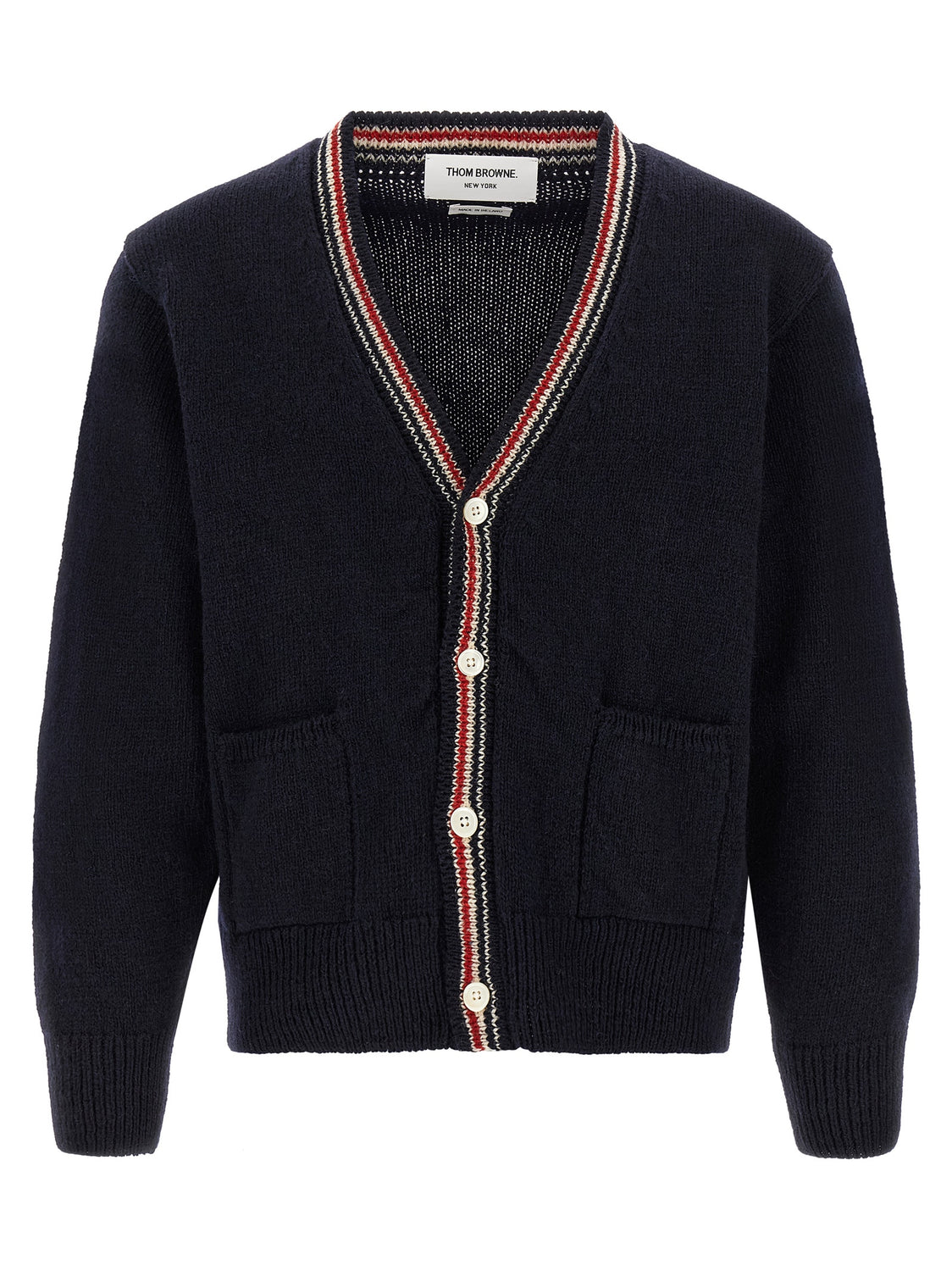 Blue Wool Cardigan