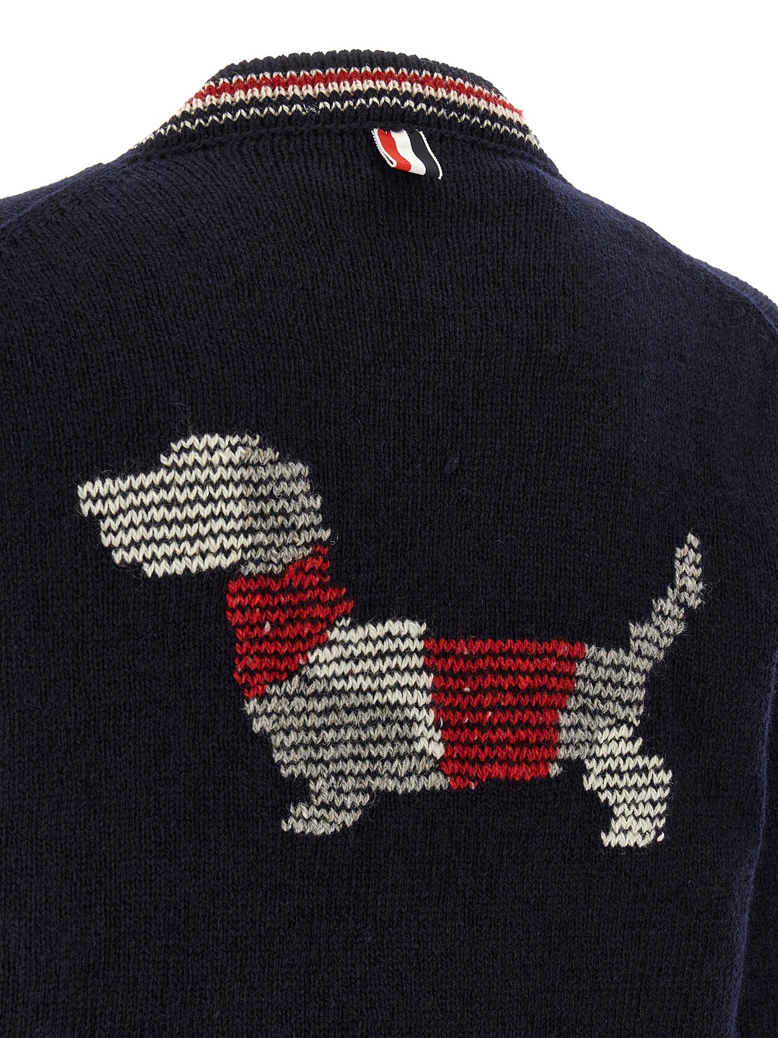 Blue Wool Cardigan