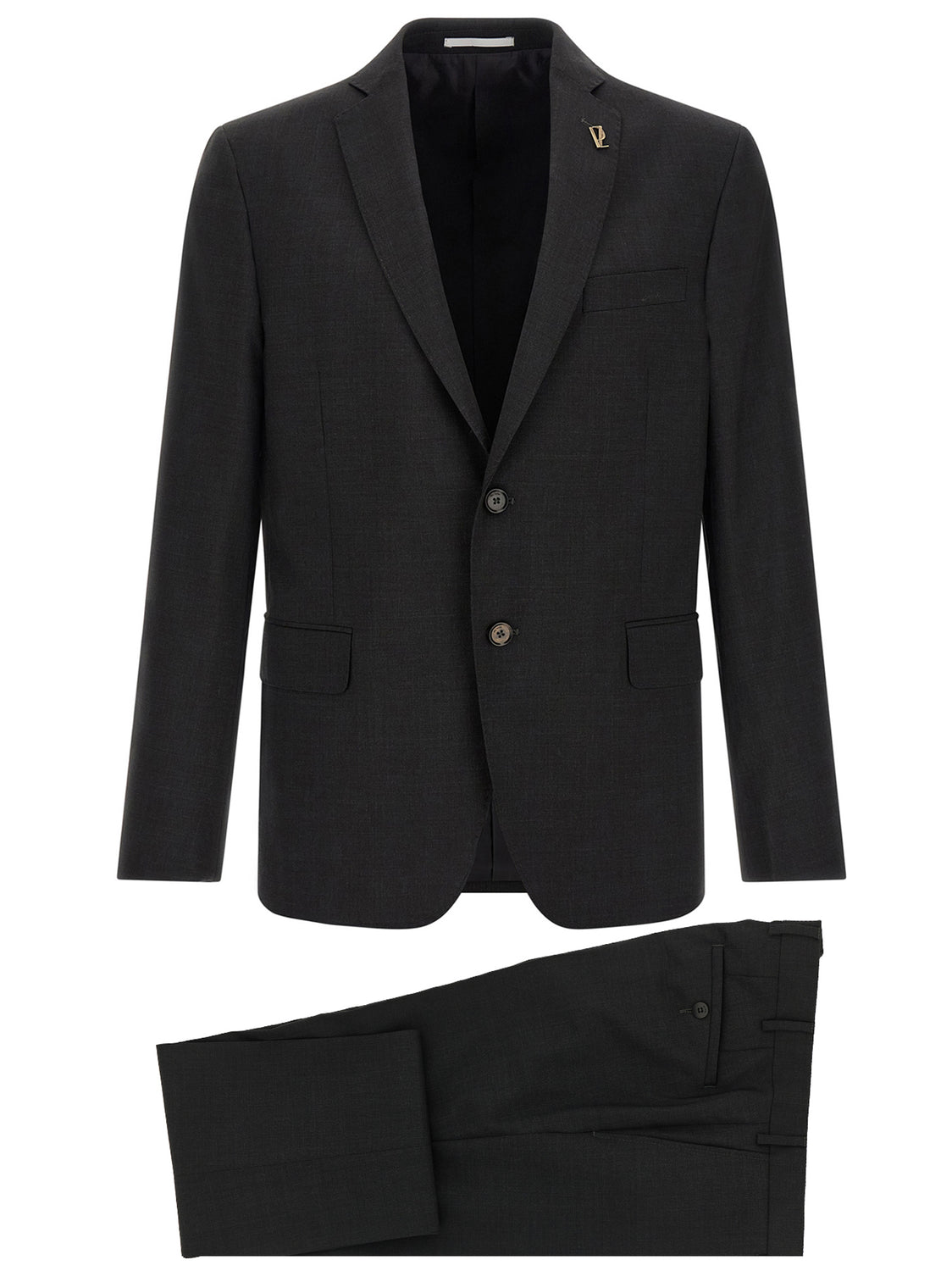 Gray Wool Two-Piece Suit
