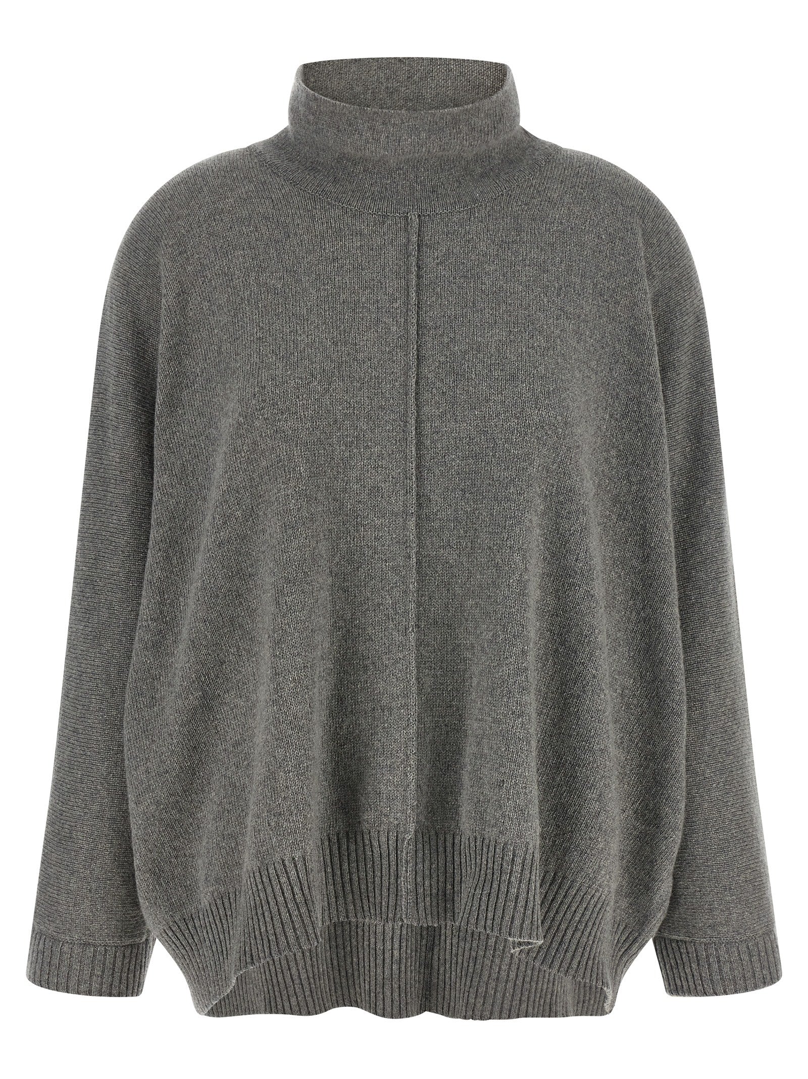 Gray Cashmere Cardigan