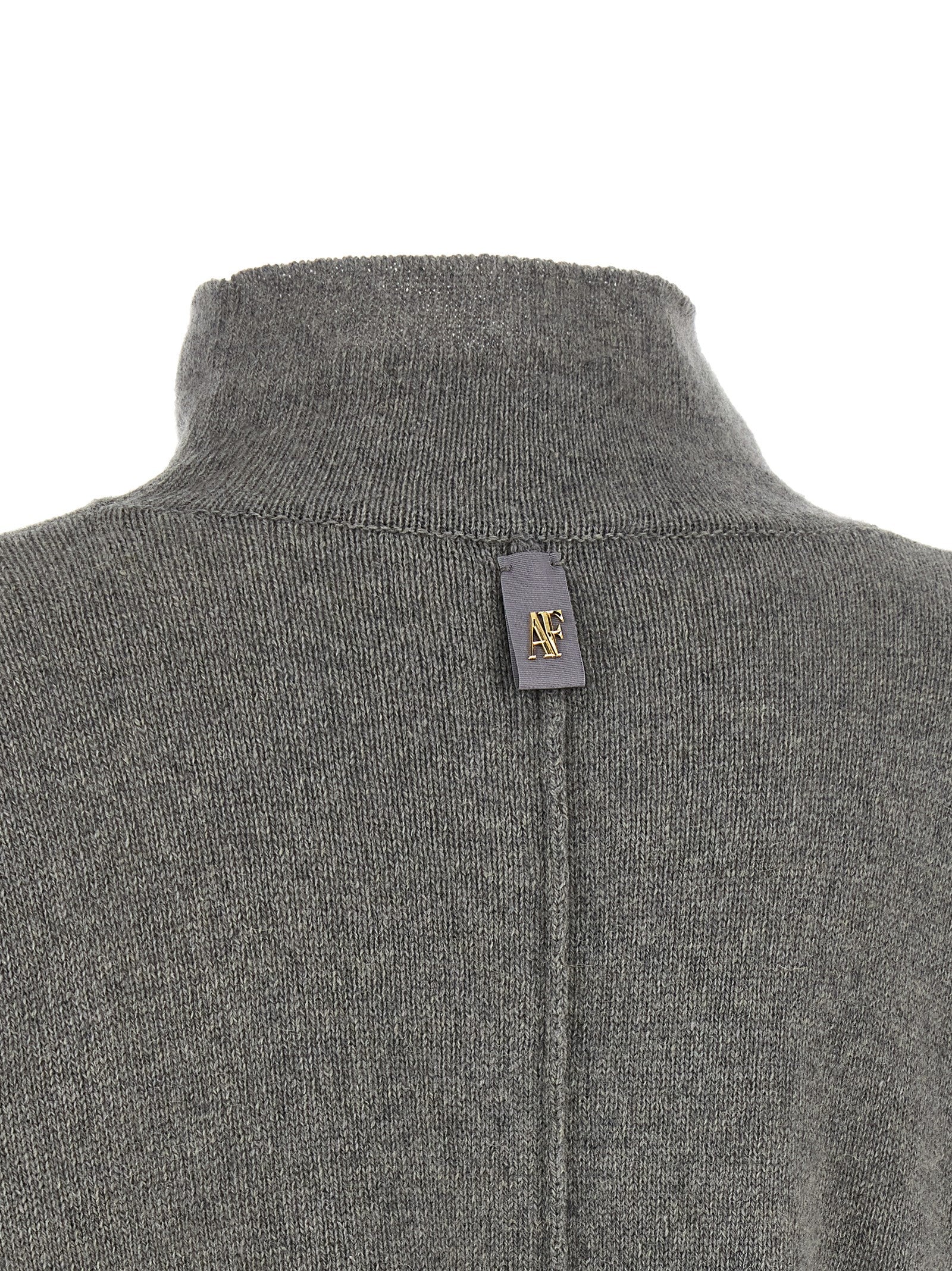 Gray Cashmere Cardigan