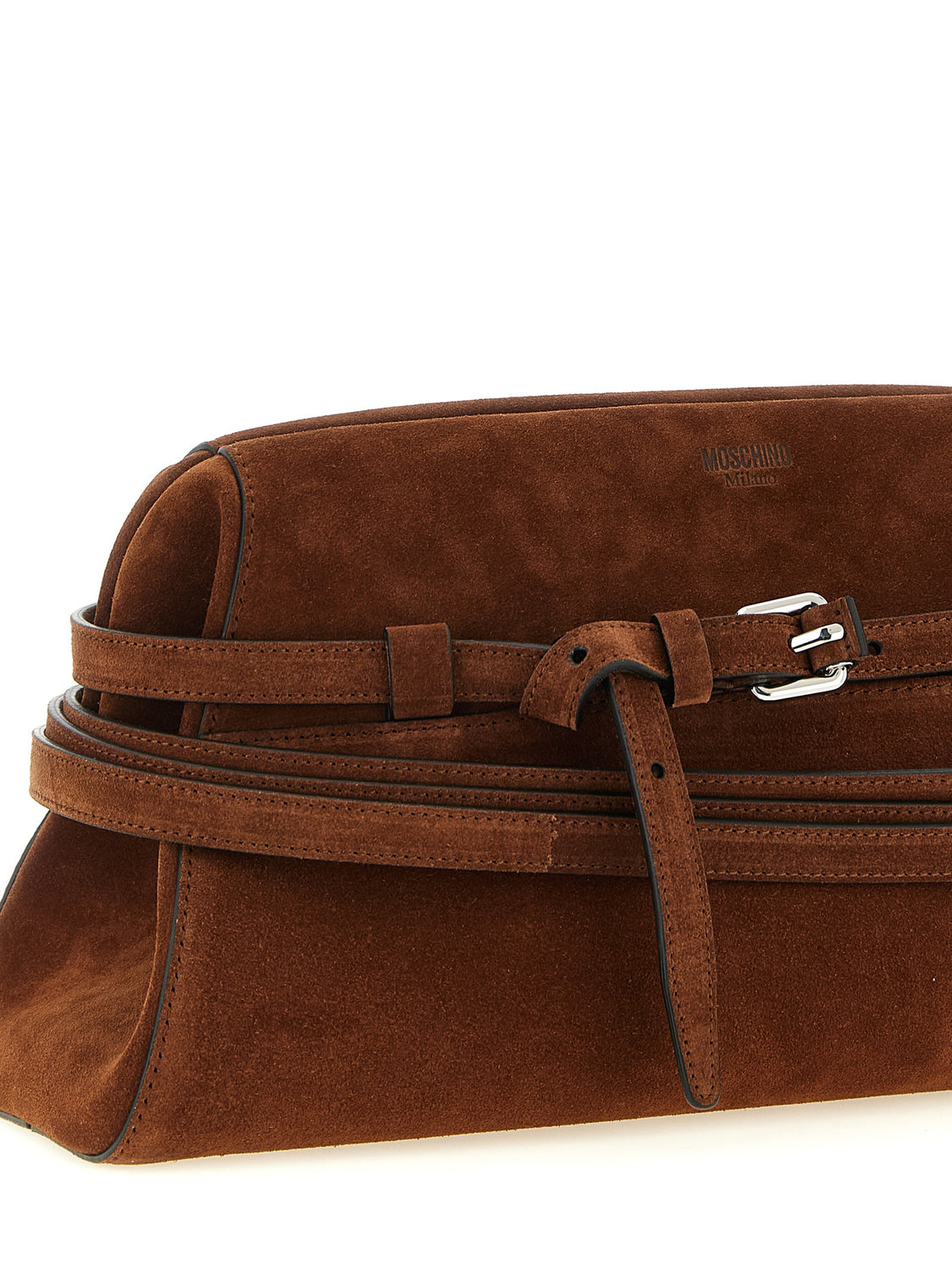 Brown Calfskin Clutch Bag